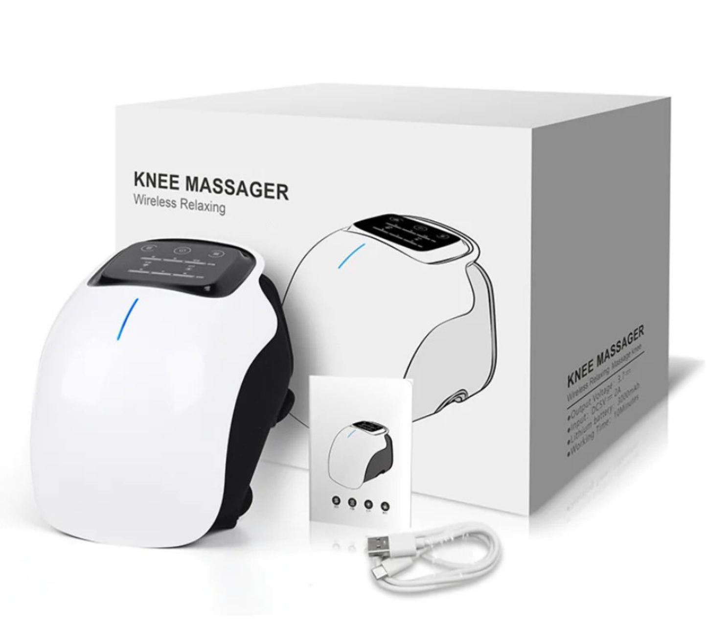Knee Relief Pro 3.0™ – Triple-Action Heat, Vibration & Light Therapy