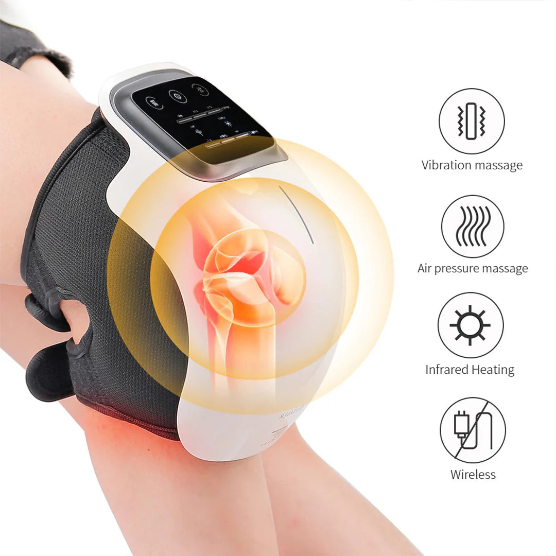 Knee Relief Pro 3.0™ – Triple-Action Heat, Vibration & Light Therapy
