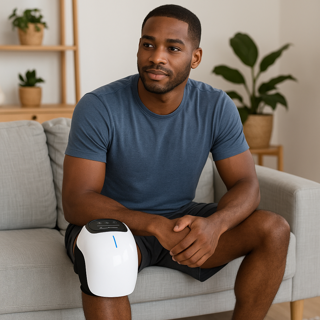 Knee Relief Pro 3.0™ – Triple-Action Heat, Vibration & Light Therapy